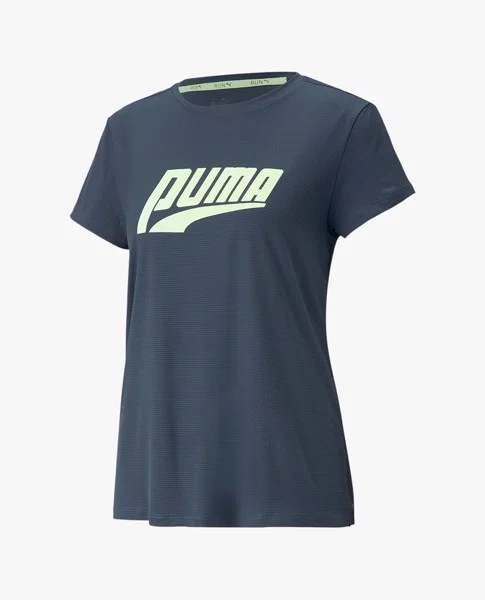 PUMA áo thun thể thao nữ cổ tròn tay ngắn