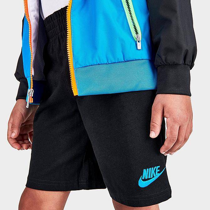 LITTLE KIDS' NIKE THRILL SEEKER WINDRUNNER JACKET AND SHORTS SET