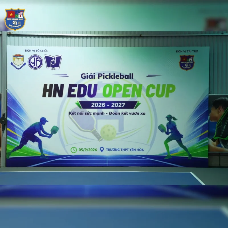 GREEN HOLDING SPORT ĐỒNG HÀNH TẠI GIẢI PICKLEBALL HN EDU OPEN CUP 2026 2 hn edu open cup 1